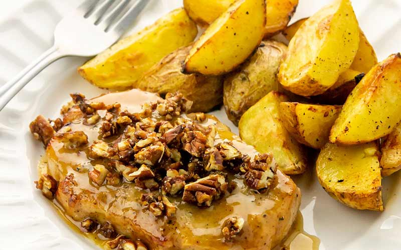 honey dijon | pork chop air fryer recipes