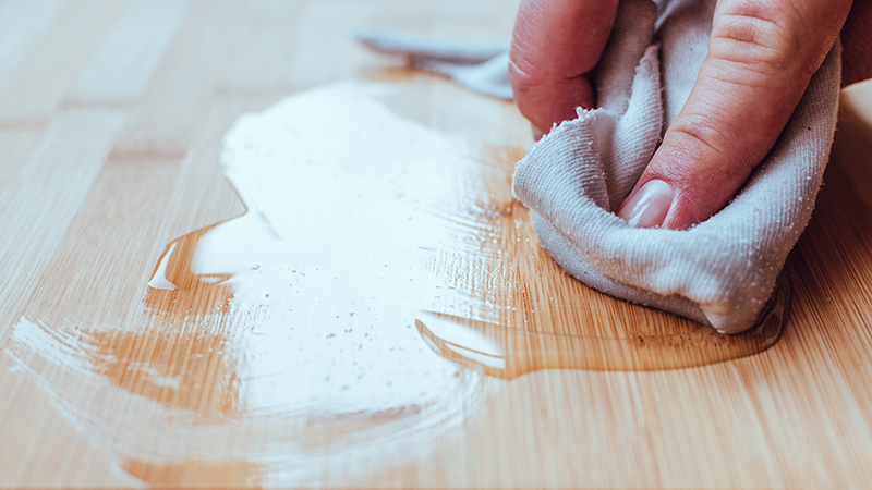 Re-Oiling wood furniture