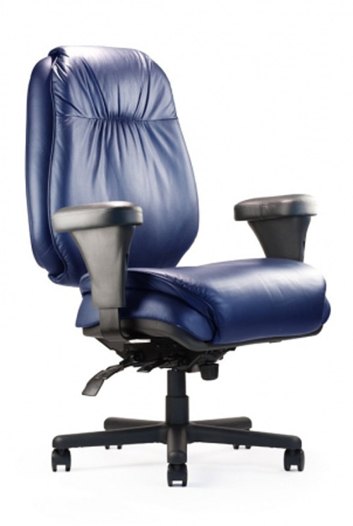 blue office chair | ergonomic chair for back pain
