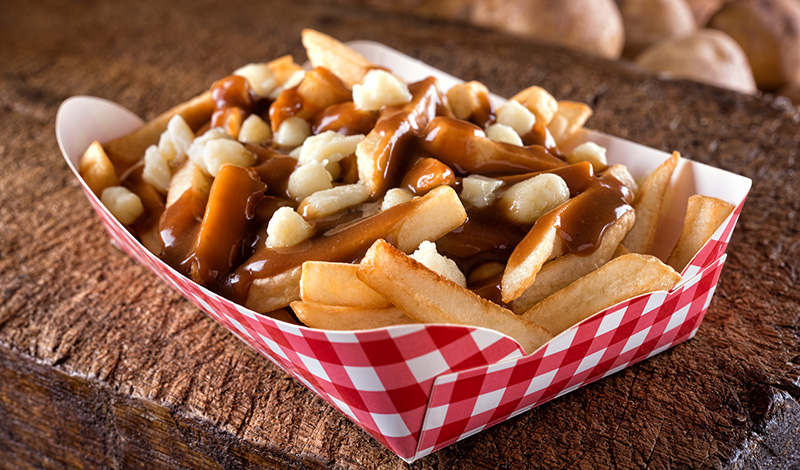 Poutine native delicacy