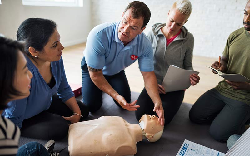 community CPR training program | teaching cpr