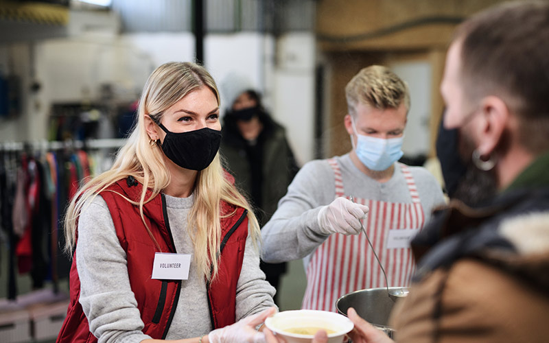 caring volunteers | volunteer at a soup kitchen
