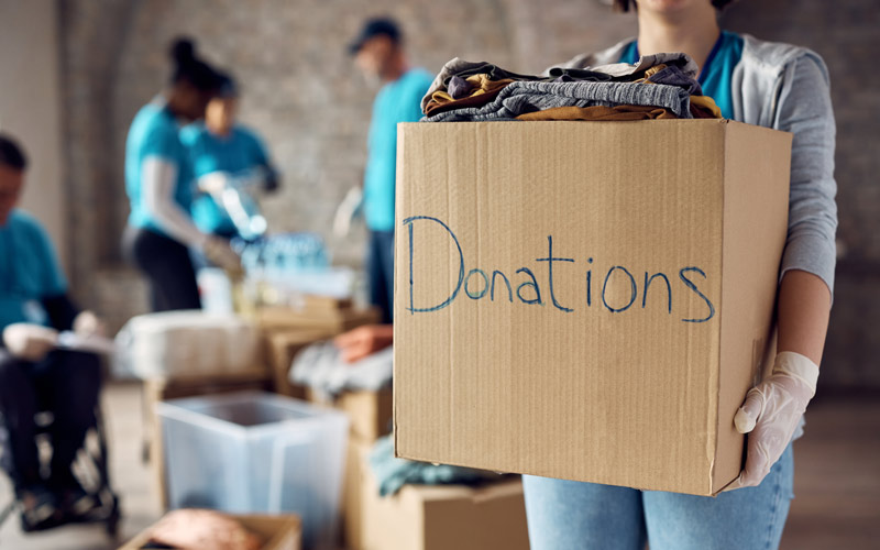 used items for donation | how to volunteer in your community