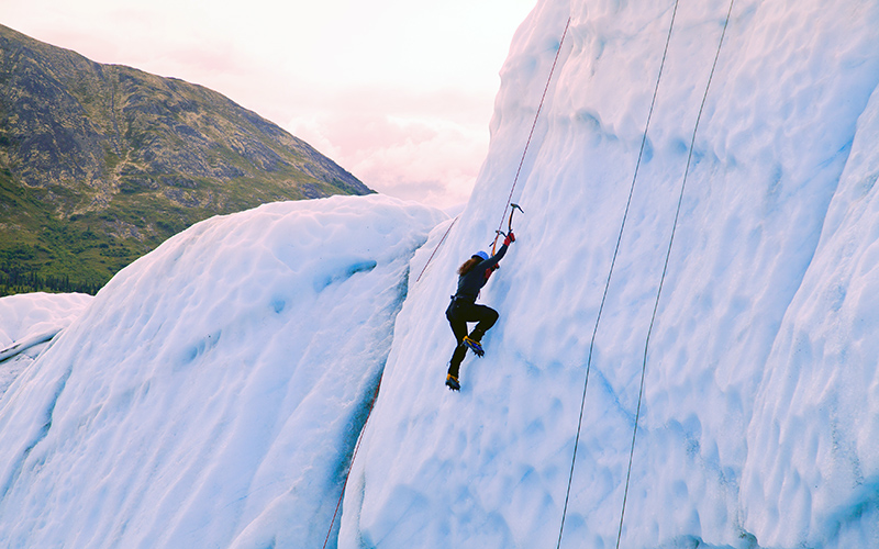 Fox Mountain Ice Climbing